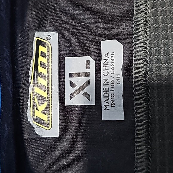 KLIM blue and black XL long sleeve summit tech shirt - Picture 5 of 6